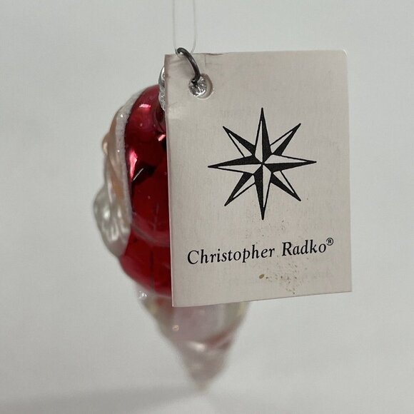 Radko ST NICKCICLE Icicle Spiral 10” Ornament 92-107‎ Santa Claus 2-Sided Icicle - Picture 2 of 7
